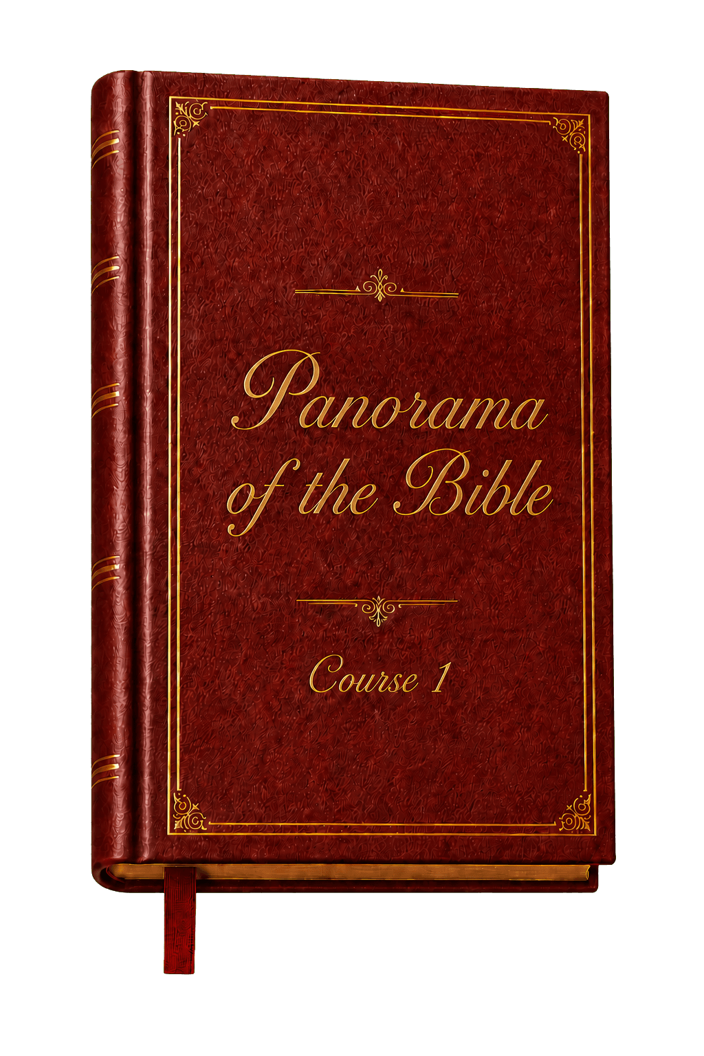 Panorama of the Bible — Course 1 leather course cover